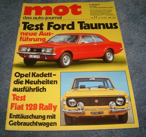 Mot 1971 ford taunus - ford,