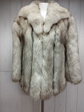 Echt Blaufuchs Pelzmantel 