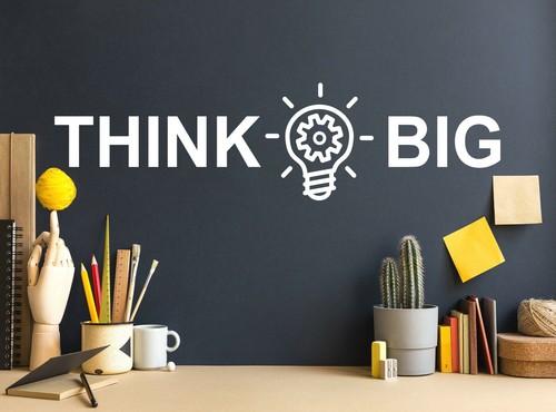 Wandzitat think big - wandzitat, big""