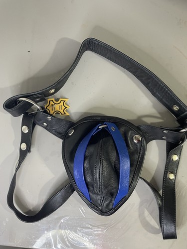 Echtleder schwarz harness - schwarz,