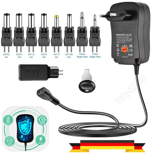 Universal netzteil 30w 12v - universal, 3v-12v