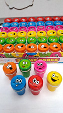 60 x Stempel Smiley- Gesichter