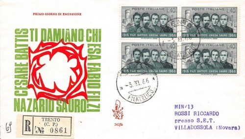 Fdc venetien italien 1966 - fdc,