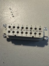 4x HARTING HAN 16A-F 10A 600V