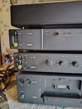 Braun Musikanlage mit 4 Boxen 