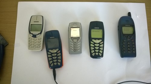Nokia retro handys - 5x,