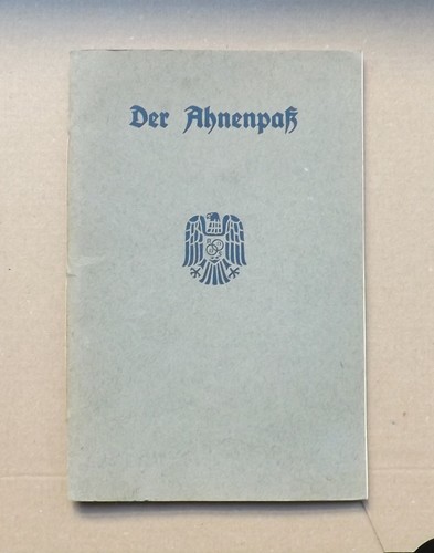 Der ahnenpaß hamburg - der, mit