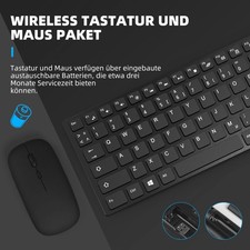 Kabellos QWERTY Tastatur und