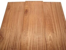 1x Mahagoni Holz Massivholz