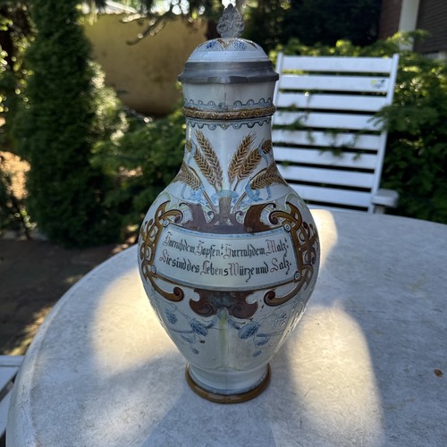 Antiker mettlach bierkrug - antiker,