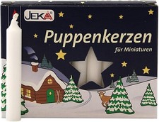 Puppenkerzen weiß