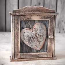 Vintage schlüsselkasten holz - schlüsselkasten,