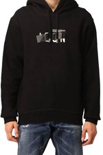 Dsquared2 Hoodie Pullover/Tape Logo Schwarz