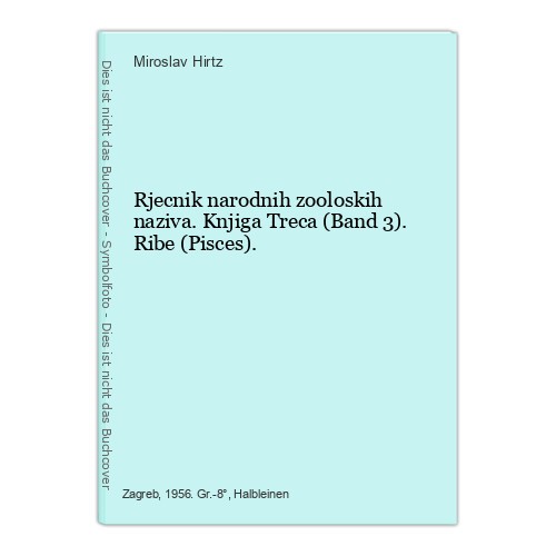 Rjecnik narodnih zooloskih