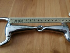 Sprenger Olivenkopfgebiss einfach gebrochen Edelstahl 14cm breit ca.21mm dick