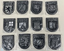 Patch Abzeichen Justiz JVA Rubber BlackOps Bundesländer  Spezialeinsatzgruppe 