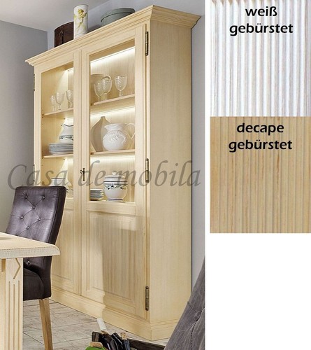 Massivholz vitrine - massivholz,