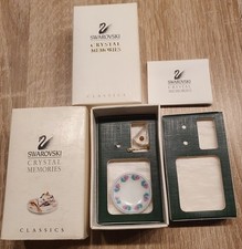 Swarovski Figur Kuchenteller, Kuchen und Gabel - Crystal Memories 174106 mit OVP