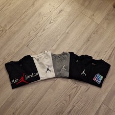 5x Jordan T-Shirts Größe M Schwarz, Weiß, Grau