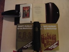 4 Römisch-Katolische Kirchenbücher Sonntagsmeßbuch Schott Nr 3, Volksmeßbuch Bom