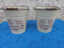 2 x originale DDR ,Emaille