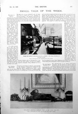 Antikes altes Druck Royal