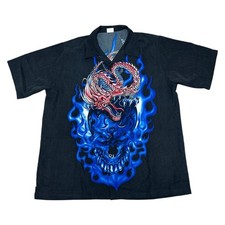 Vintage Black Dragon Blue
