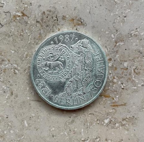 Silber gedenkmünze 1987 - 10,