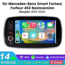 Für Smart Forfour Fortwo 453 2014-22 8''Android 14 Autoradio GPS Navi WIFi 2+64G