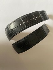 Cartier Alligatorarmband für Ballon Bleu Uhr (großes Modell, 42 mm), 20/18 mm