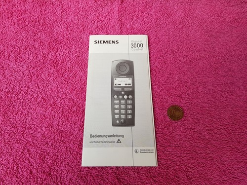 Bedienungsanleitung siemens - bedienungsanleitung,