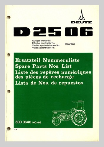 Deutz 2506 luftgekühlt - deutz,