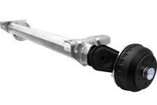 Gebremste Achse für Anhänger AL-KO 1350 kg A:1600 C:2050 5x112