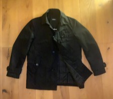 Strellson Premium Herren Übergangsjacke Jacke Mantel Kurz Gr. 50 M Schwarz