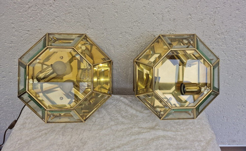 Paar wandlampe wandlampen - ,