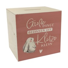 Baby Hase Spardose aus Holz