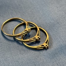 3-er Set Silber Ringe 925/-