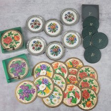 39 Vintage Untersetzer für