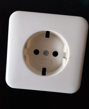 Gira Steckdosen Abdeckung Kombi altes Standardprogramm cremeweiß als Ersatzteil