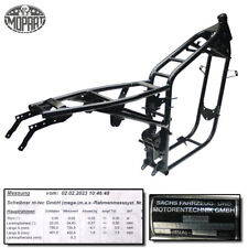 Rahmen, Fahrzeugpapiere & Vermessungsprotokoll Sachs Roadster 800 (835)