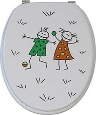 Toilettensitz Klobrille Wc Sitz Kinder Holzkern Toilettendeckel