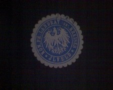 Siegelmarke Kön. PR. Landrat des Kreises Ilfeld  