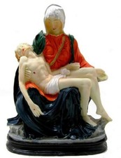 PIETA STATUE HEILIGENFIGUR, Madonna Figur, H:28cm Hl. Maria, Jesus NEU