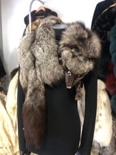 Silberfuchs Fuchs Pelz Umhang