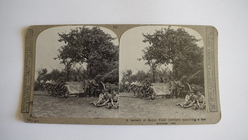 Ww1 stereoview no10 royal - ww1,
