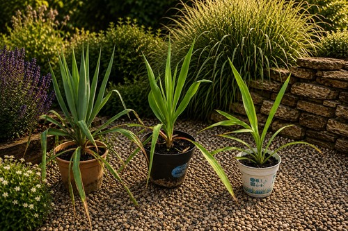 Yucca palme 3er - yucca-palme, set