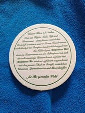 Bierdeckel Unser Bier Ist Natur - Gasthausbrauerei Alt Giessen