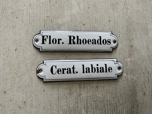 Altes emaille schild - 2,