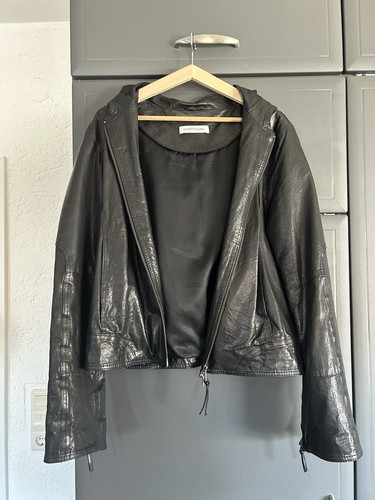 Joop jeans lederjacke aus - jeans,