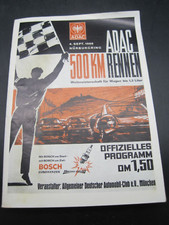 ADAC-500 km-Rennen 1966 WM bis 1,3 Liter  Nürburgring PROGRAMMHEFT